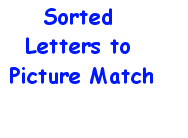 Sorted Letters to Picture Match
