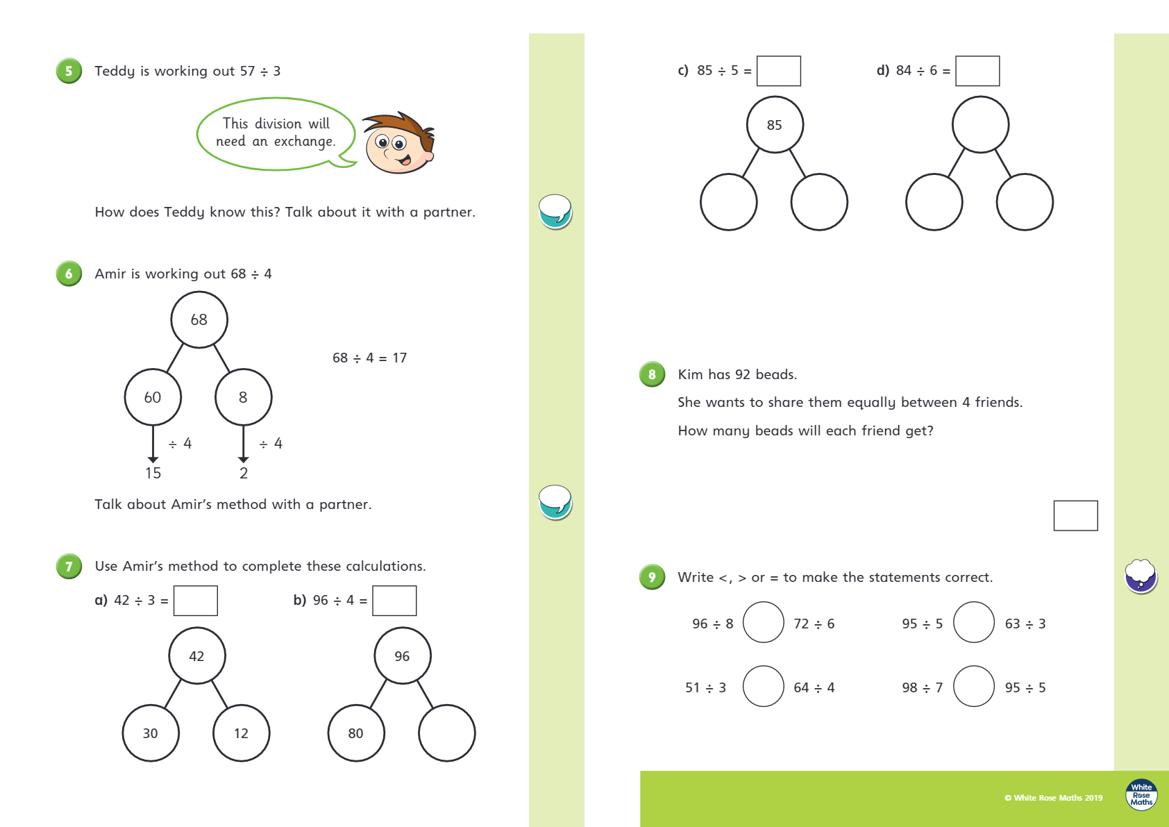Monday Maths division