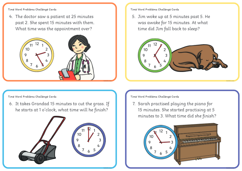 time word problems
