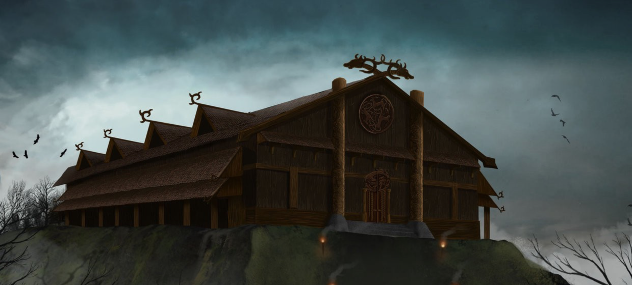 Beowulf defends Heorot by Leopard31