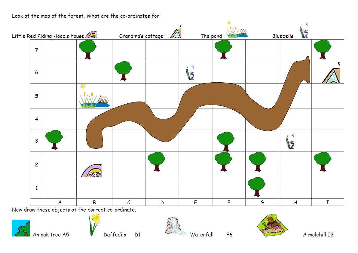 Little Red Riding Hood Map